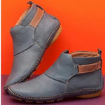 Casual Short Martin Boots Zip Flat Women's Boots