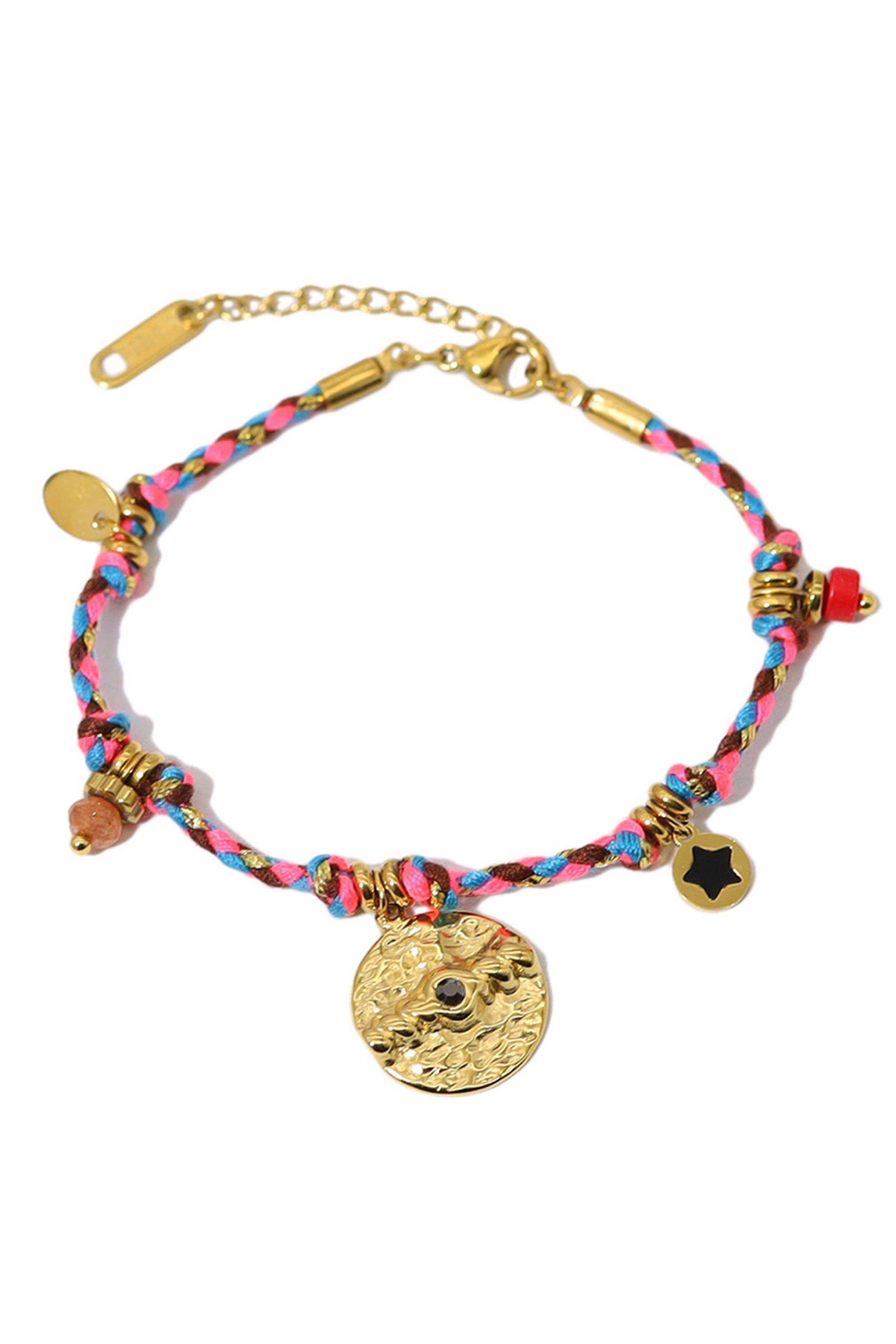 Bohemian style natural stone vintage bracelet