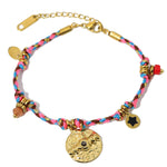 Bohemian style natural stone vintage bracelet