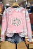 Christmas Snowflakes Print Joy Sweatshirt