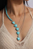 Bohemian Turquoise Collarbone Chain