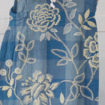 Women's Flowers And Leaves Art Pattern Print Linen Pocket Skirt