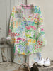 Women's Vintage Floral Boho Loose Shirt