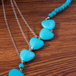 Bohemian Turquoise Collarbone Chain