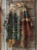 Christmas Tree Art Print Hooded Warm Shawl