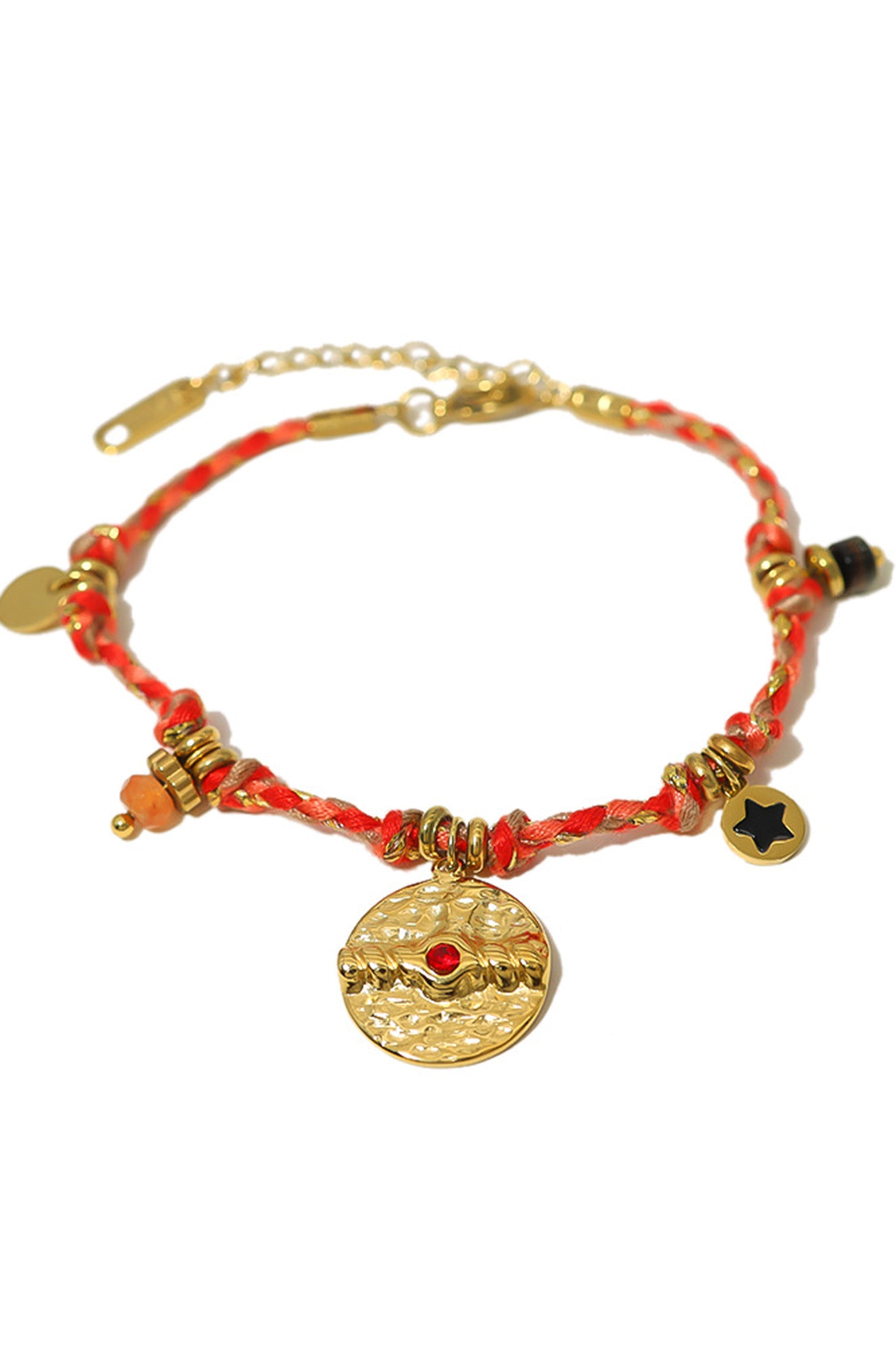 Bohemian style natural stone vintage bracelet