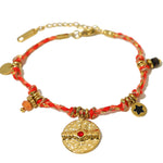 Bohemian style natural stone vintage bracelet