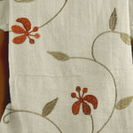 Women's Flower And Leaf Art Pattern Print Casual Cotton And Linen Shirt