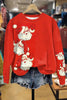 Cute Santa Claus Print Sweatshirt
