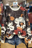 Vintage Floral Print Sweatshirt