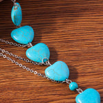 Bohemian Turquoise Collarbone Chain