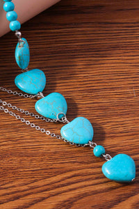 Bohemian Turquoise Collarbone Chain