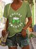 Women's Funny Cheers Fuckers V-Neck Tee