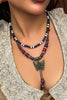 Beaded Vintage Turquoise Necklace