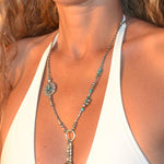 Bohemian Turquoise Tassel Necklace