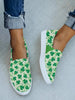 Women's  Shamrock Print Sneakers