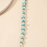 Irregular Turquoise Gravel Boho Chic Bracelet