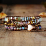 Imperial Heart Protection Wrap Bracelet Adjustable