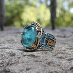 🎁Luxury Sapphire Carving Ring