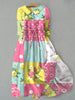 Bohemian Resort Floral Print Tie Dress